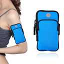 Running Armband, Adjustable Sports Band for Jogging, iPhone Workout Armband, Cell Pouch for Exercise Men Women (Purple)