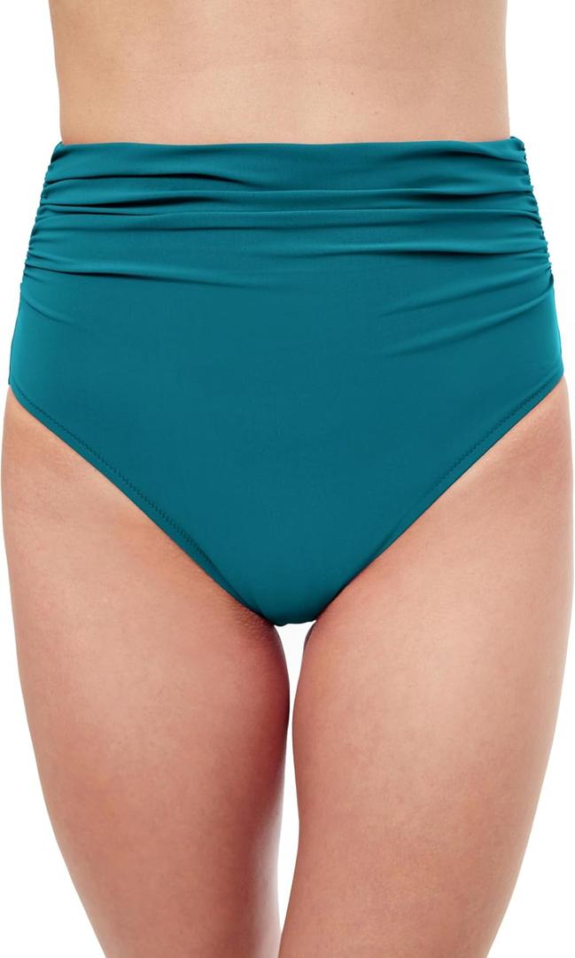 Profile by Gottex Women's Unchain My Heart High Waist Swim Botttom (Green)