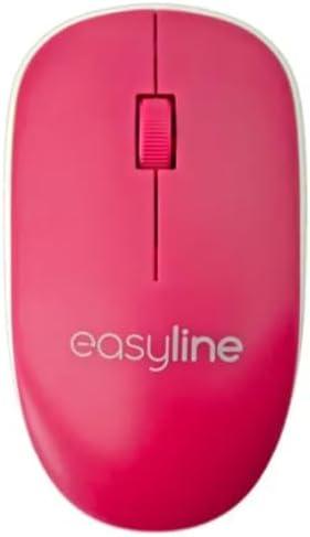 Mouse Easy Line El-995135 Inalambrico Usb 1000 Dpi Magent /v
