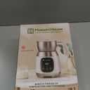 Maestri House Milk Frother, Variable Temp and Froth Thickness DualFro 600 Milk Frother Steamer, 21OZ Smart Touch Control Milk Warmer, Dishwasher Safe, Memory Function for Latte&Hot Chocolate (White)