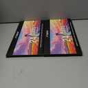 2 x 24 Colors Dual Tip Acrylic Paint Markers, Fine and Brush Tip Acrylic Paint Pens with Automatic Ink Control System for Rock Painting, Canvas, Wood, Glass, Fabric, DIY Crafts Making Art Supplies