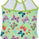 American Trends Girls' Swimwear Girls One Piece Swimsuits Ruffle Kids Bathing Suits for Girls (L)