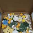 OESSUF Baby Mobile for Crib Crib Nursery Mobile for Boys Girls Boho Bee Flower Nursery Decor Soothe Toy Baby Shower Set for Infant Bedroom Hanging Decoration Toy(Bee)