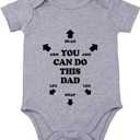 listery Funny Baby Clothes For Babies Boys Girl Newborn Dad Bodysuit Cute Novelty Infant Funny Pregnancy Announcement
