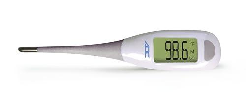Adtemp Oral & Rectal Digital Thermometer Stick LCD Display 418N 1 Each