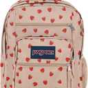 JanSport Laptop Backpack - Computer Bag with 2 Compartments, Ergonomic Shoulder Straps, 15 Laptop Sleeve, Haul Handle - Book Rucksack - Strawberry Shower