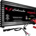 Schumacher Electric Battery Charger and Maintainer, SC1355, 3-in-1, Fully Automatic, 1.5 Amps, 6 Volt and 12 Volt, for Motorcycle, Power Sport, Car, and Marine Batteries