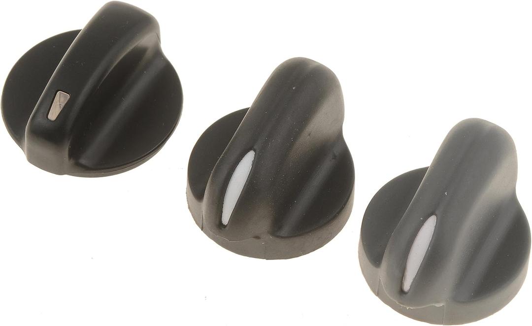 Dorman 76882 Temperature Control Knob Assortment Compatible with Select Buick / Geo / Pontiac Models, 3 Pack