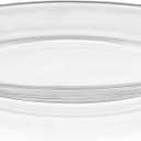 ELEMENT Set of 4 Glass Dinner Plates