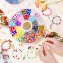 DreGlam TS Beads Kit, Friendship Bracelet Kit  Bracelet Making Kit Includes 12 Mixed-Color Seed Beads, A-Z Letter Beads, Charms & Acrylic Beads  DIY Jewelry Making Kit for Parties & Birthdays