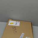 Drum Lamp shades Set of 2, White Line Lamp Shades for Table Lamps Floor Lamp, 13" Top X 13" Bottom X 10" High Large Fabric Lamp Shades, Easy Assembly Replacement Lampshades