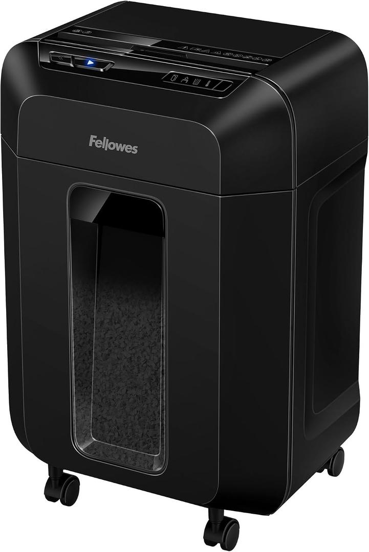 Fellowes AutoMax 100MA 100-Sheet Micro-Cut Autofeed 2-in-1 Paper Shredder for Office/Small Office