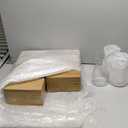 Thenshop 10 Pcs 8'' Tall Clear Flower Vase Wide Mouth Crystal Glass Boho Decorative for Centerpieces Bulk Tall Vase for Flower Bouquets Rustic Home Decor Wedding Housewarming Gift (Neon Clear)