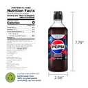 SodaStream Pepsi Wild Cherry Zero Sugar New Pour Bottles Drink Mix (440ml, Pack of 4)