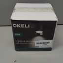 OKELI Hallway Light Flush Mount Modern LED Ceiling Light Fixtures for Kitchen Entryway, 20W 4000K Dimmable Close to Ceiling Lighting, 4.6'' Cylinder Ceiling Lamps for Dining Room Living Room (1 Pack)