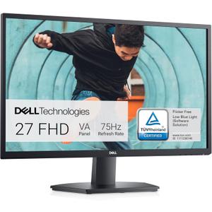Dell SE2722HX Monitor - 27 inch FHD (1920 x 1080) 16:9 Ratio with Comfortview (TUV-Certified), 75Hz Refresh Rate, 16.7 Million Colors, Anti-Glare Screen with 3H Hardness - Black