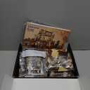 Western Saloon Building Set with LED Light, Wild West Building Block Toy 1727 PCS, Old West Construction Model with Horse Stable Carriage Cowboy Hat, House Building Kit for Adults Teens 12+