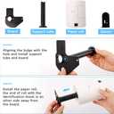 Replace for DK-1241 Die-Cut Large Shipping Label Rolls, 4''x 6''(102 mm x 151 mm) 200/Roll DK Labels Compatible with Brother QL-1050 1100 1110nwb Printer (1 Roll+1 Frame)