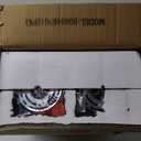 Set of 2 Motion Sensor Outdoor Wall Lantern Dusk to Dawn Waterproof Exterior Wall Sconce With Seeded Glass Black Wall Mount Light Fixture for Porch Doorway Garage, E26 Socket, Motion Activated