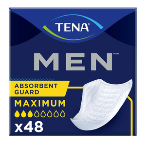 Tena Incontinence Guards for Men, Moderate Absorbency, 48 Count