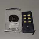 Leatherboss Genuine Leather Women's All in One Credit Business Card Case Holder Slim Zipper Wallet With a Card Protection Strap, Blue