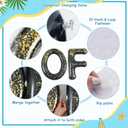 Sumind 14 Pcs Class of 2026 Pool Float Decorations, 15 x 20 Inch Inflatable Letters Set, Glitter Prom Party Decor with Grad Cap & Ball for Grad Pool Party, Photo Props, Graduation Games (Black Gold)