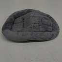 Patas Lague Bolster Dog Bed for Extra Small Dogs 16''x12'', Soft Warm Foam Pet Sofa Bed, Machine Washable Pet Cat Crate Mat for Toy Breeds, Grey