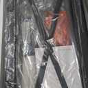 SUPERJARE 70 Inch Console Table with Outlets and USB-C Port, Extra Long Behind Couch Sofa Table with X-Shaped Design, Narrow for Entryway, Living Room, Metal Frame, Wooden Top, Grey