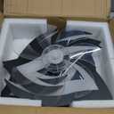 Black Flower Modern CeilingFans with Lights, Low Profile Ceiling Fan with Remote for Bedroom, Flush Mount Ceiling Fan with LED Dimmable Light,6-Speeds, Timing CeilingFan Light