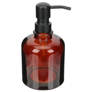 Amber Glass Soap Dispenser with Pump Hand Soap Dispenser Soap Pump Bottle 