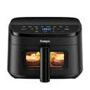 Air Fryer 8-in-1, 4.5Qt Air Fryer, Space-Saving & Compact with DC Motor, Fast & Crispy Cooking, Adjustable Fan Speed, 95% Less Oil for Healthy Family Meals, Dishwasher Safe