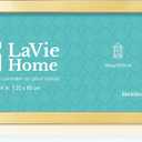 LaVie Home 8x24 Picture Frame Gold, Panoramic Picture Frame for Wall Decoration, Classic Gold Minimalist Style Suitable for Decorating Houses, Offices, Hotels（1 Pack）