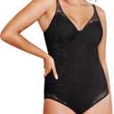 Bali womens Ultra Light Body Briefer Fajas Shapewear Df6552 (34B, Black)