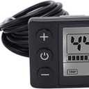 Electric Bike LCD Display, ABS S866 Display Electric Bike LCD Display Panel with SM Plug for 0.9in Handlebars