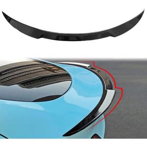 Trunk Spoiler Wing for 2017-2023 Tesla Model 3 Rear Trunk Lid Wing Spoiler (Gloss Black, Model 3 2017-2023)