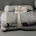 Lush Decor Cars Throw | Fuzzy Reversible Sherpa Blanket with Racing Print Design for Kids-60” x 50, Blue & Orange