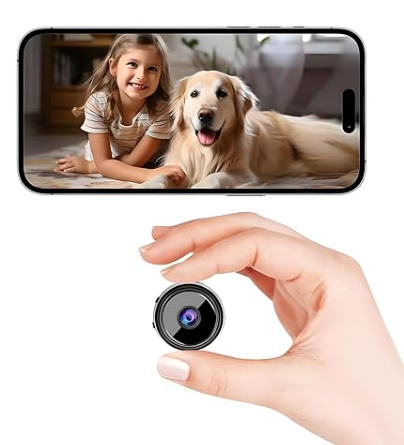 2K Ultra Hidden Camera, Nanny Cam Hidden Camera, Small Mini Camera, Secret Cameras for Spying,Longer Battery Life, Motion Detection Alerts, SD/Cloud Storage, Phone App Control & RealTime Alerts