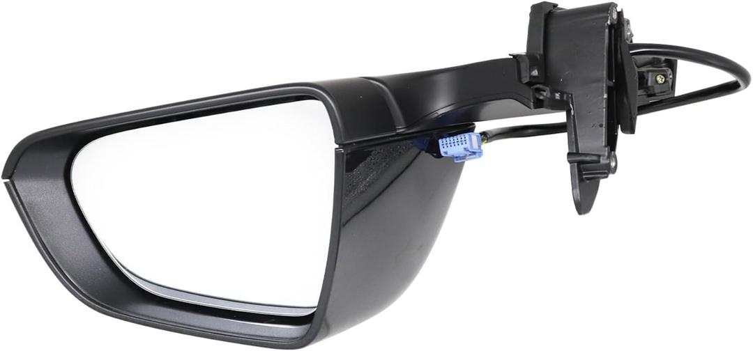 GXARTS Black Right Side Passenger Side Mirror Compatible with Tesla 3 2017 2018 2019 2020 2021 2022 2023