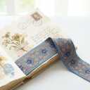 IDONGCAI 10 Yards Vintage Boho Jacquard Ribbon Trim, 1.9" Wide Embroidered Fabric Lace for Sewing, DIY Crafts, Clothing, Wedding & Home Decor