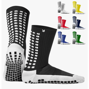 Lux Dual Grip Socks - Soccer Grip Socks for Men and Women. GripArray Performance & Comfort S