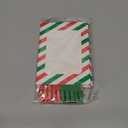 Janlaugh 100 Pcs Christmas Paper Photo Frames 4x6 Red and Green Paper Picture Frame with 100 Clip 10 String Kit DIY Hanging Cardboard Photo Holder Christmas Wall Decor Wedding Home