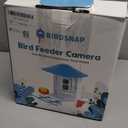 birdsnap TUC Bird Feeder with Camera 2K HD, Solar Panel 32GB Card 4-in-1 Perch, 160View Auto Detect & Notify AI Identify Video Bird Camera Wireless Outdoors Ideal Gift for Birds Lover (Blue)