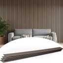 Schliersee 3D Wall Panels, 16 Packs 47.24x4.7 Inch 24.67sq.ft Decorative Wall Panel Accents Interior Wall Decor for Living Room, TV Background, Bedroom, Kitchen, 4.7x47.24