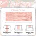 8 Pack Blush Pink Cheesecloth Table Runner 10ft Boho Gauze Fabric 120 Inch Cheese Cloth Table Runner Rustic Sheer for Holiday Baby Shower Party Dcor Home Wedding Decoration