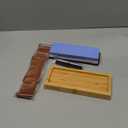 Leking Professional Knife Sharpener & Sharpening Stone Set: 1000/6000 Grit Dual-Sided Whetstone(7"x2.4"x1.2") with Bamboo Base, Non-Slip Silicone Holder, Angle Guide & Leather Strop Kit