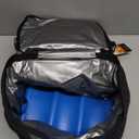 Mancro Breast Milk Cooler Travel Bag with Ice Pack, Double Layer Baby Bottles Bag for Daycare Fits 6 Baby Bottle up to 9 Ounces, Breast Pump Bag for Nursing Moms with Shoulder Strap, Black