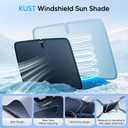 KUST Windshield Sun Shade for 2019-2024 2025 2026 Lexus UX 200/250h/260h/300h/300e Accessories Window Shade Sun Cover Foldable Block UV Rays Keep Car Cooler