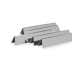 Weber Flavorizer Bars Set (5) Stainless Steel – Fits Spirit & Spirit II 300 Series (2013–2024), Enhances Smoky Flavor, Even Heat Distribution & Burner Protection