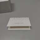 Gartner Studios Gold Foil Dots Thank You Cards, Ivory and Gold Foil Blank Thank You Notes, 3.5 x 5, Set of 50 Blank Notecards with Envelopes (13745)