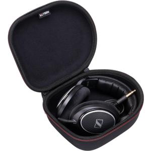 Headphone Case Compatible with Sennheiser HD 280 Pro / 599/600 / 660S2 / 569/490 Pro / 620S / 599 SE Headphones, Black (Black)